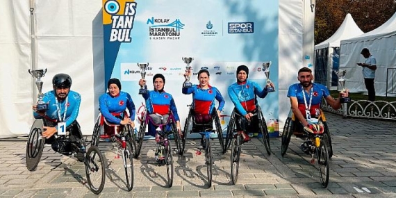 3 aylık bebek annesi Hamide, İstanbul Maratonu’nda şampiyon oldu