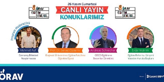 8. ÖRAV Eğitim Şenliği 26 Kasım’da başlıyor