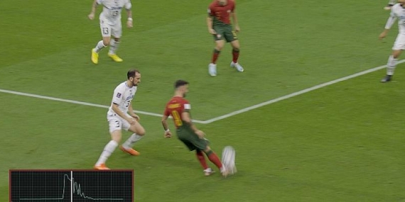 Al Rihla, Portekiz Uruguay maçında Cristiano Ronaldo’nun topa teması yok dedi