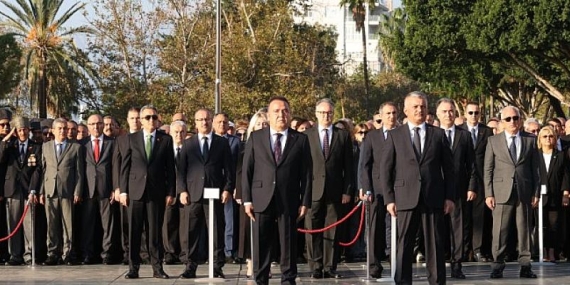 Antalya Büyükşehir Ata’yı saygı, sevgi ve özlemle andı