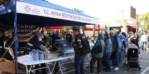 Aydın Büyükşehir Belediyesi Gazi Mustafa Kemal Atatürk İçin Hayır Gerçekleştirdi