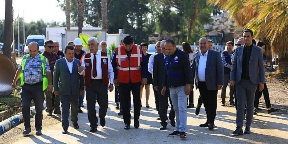 Başkan Gürün, Fethiye’deki altyapı çalışmalarını inceledi