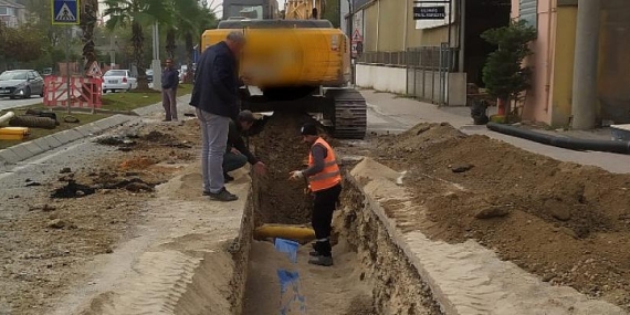 Çayırova Yavuz Selim Caddesinde İçmesuyu Şebekesi Yenileniyor