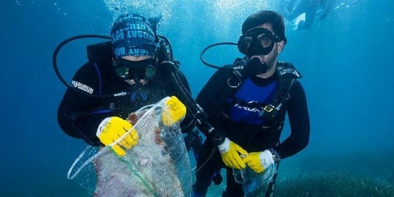 DEÜ Körfez’i Temizliyor Atıkları Dönüştürüyor