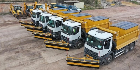 Fen İşleri’ne 5 adet yeni kamyon