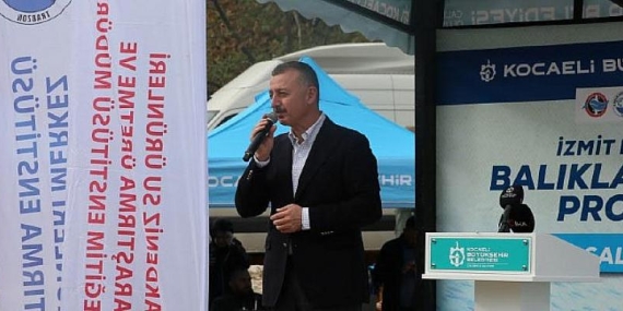 Karamürsel’den Körfez’e 6 bin balık salındı