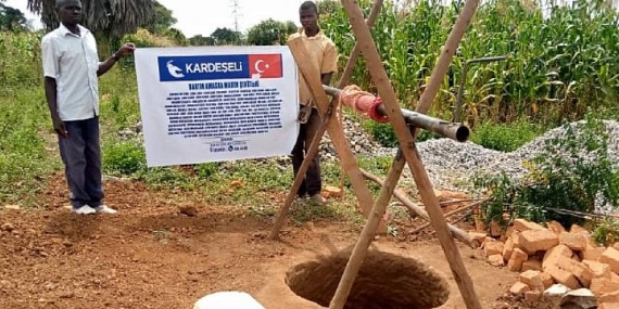 Kardeş Eli Derneği Bartın Amasra’da Hayatını Kaybeden Maden Şehitlerinin Anısına Su Kuyusu Açtı