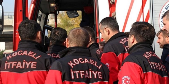 KO-MEK’te eğitim sırası itfaiye aracı operatörlerindeydi