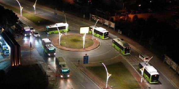 Kocaeli Büyükşehir’in 26 yeni otobüsü Kocaeli’de