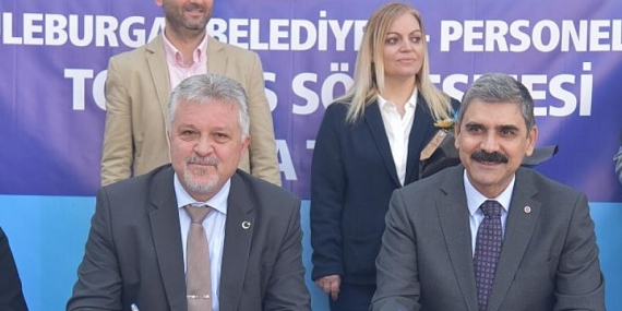 Lüleburgaz Belediyesi’nde TİS imzalandı