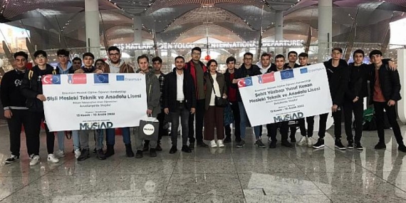 Meslek Lisesi Öğrenciler, MÜSİAD İle Avrupa’da Staj Hareketliliğine Katılıyor