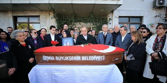 Nurten Serhadbeyi’ne  Konak Belediyesi’nde son veda