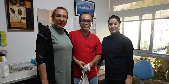 Sağlık İşleri Müdürü Özden Sayındaş’tan diş hekimlerine ziyaret