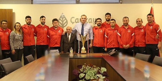 Şampiyon Takım Kupasıyla Çankaya’da