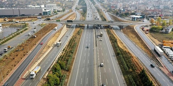 TEM’in Gebze güzergâhı yeşile bürünüyor