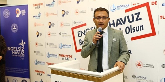 Türkiye’nin ilk engelsiz havuzu Bağcılar’da hizmete girdi