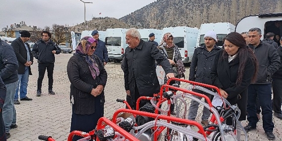 Bozkır'da Üreticilere Destek Sürüdür