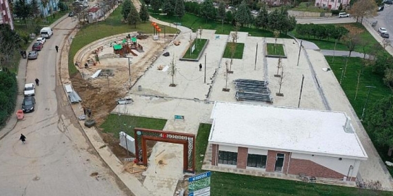 Çayırova’daki dev parkta ilerleme yüzde 85