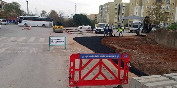 Derince Yenikent Mahallesi’nde kontrollü kavşak düzenlemesi
