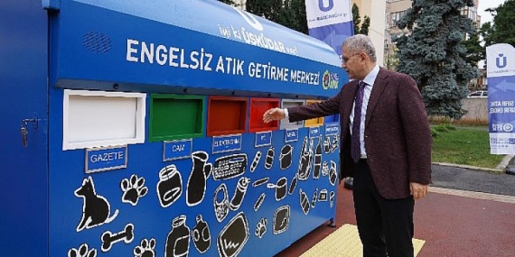 Dünyanın İlk Engelsiz Atık Toplama Merkezi Üsküdar’da
