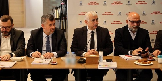 Muhtarların ihtiyaçları masaya yatırılıyor talep ve önerileri karşılık buluyor