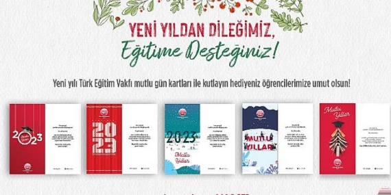 TEV Yeni Yıl Kartlarıyla Gençlerin Yarınlarına Umut Olun