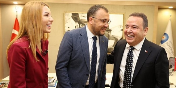 Ukrayna Büyükelçisi’nden  Başkan Böcek’e ziyaret