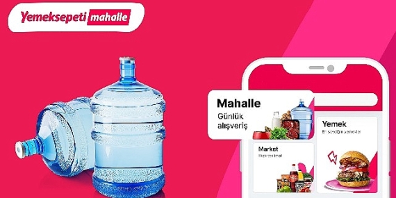 Yemeksepeti Mahalle'deki Su Satışları Üç Ayda Dört Arttı