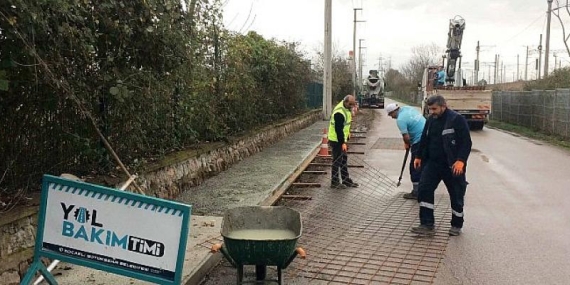 Yol Bakım Timiyle kaldırımlar daha güvenli