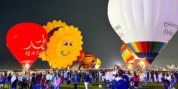 Katar Balon Festivali 2023 Görselleri