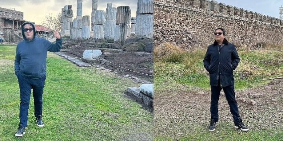 Kerim Deniz yeni projeleri öncesinde Apollon kaçamağı yaptı