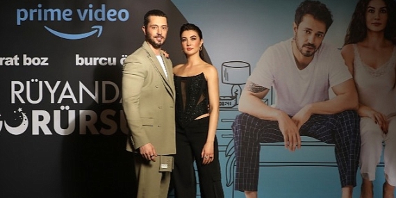 Prime Video'nun İlk Yerli Amazon Original Filmi Rüyanda Görürsün'ün Ön Gösterimi Murat Boz ve Burcu Özberk