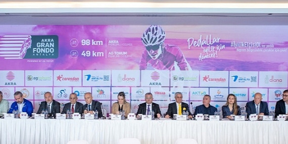 13 ülkeden 570 bisikletçi, 30 Nisan Pazar günü Antalya Kemer'de “İyilik Elçisi Olacak" Paralimpik ve Tandem bisikletçiler de AKRA Gran Fondo'da pedal basacak