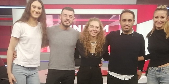 Beşiktaş Ceylan Voleybol Takımı D-Smart'ta Yayınlanan Gündem Özel Programına Konuk Oldu