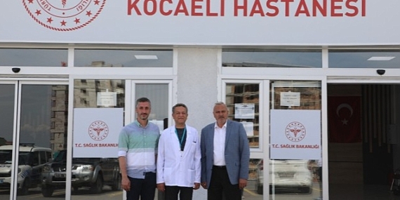 Defne'deki Kocaeli Hastanesi'ne bayram ziyareti