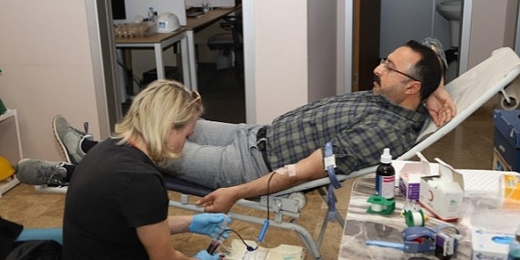 İSU Personeli Kızılay'a Kan Bağışında Bulundu