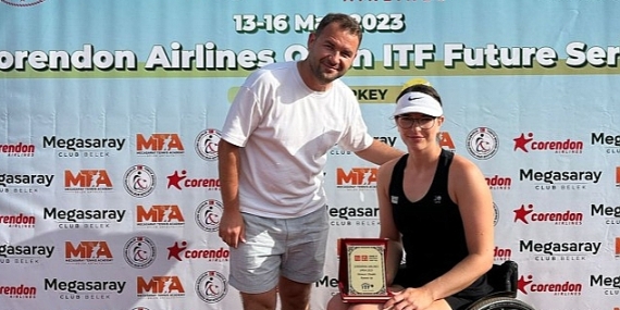 20 ülkeden 60 tekerlekli sandalye tenisçisi, 2024 Paris Paralimpik Oyunları'na puan toplamak için 2. kez Corendon Sports Open'da mücadele edecek