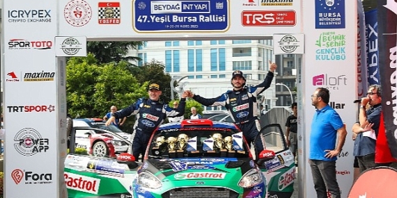 Castrol Ford Team Türkiye, Yeşil Bursa Rallisi'ni Zirvede Tamamladı