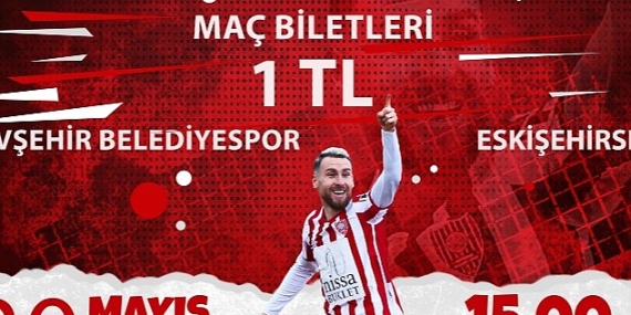Eskişehirspor Maçı İçin Bilet Fiyatları 1 TL'ye Düşürüldü