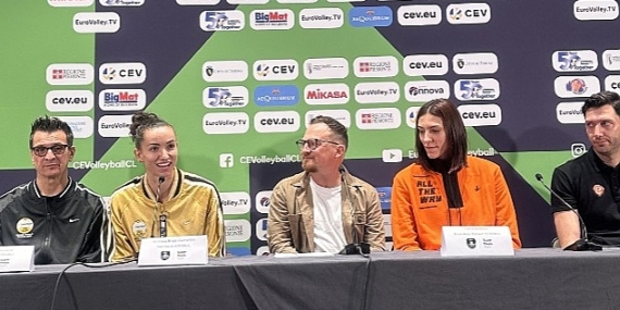 Guidetti ve Gabi Süper Final öncesinde basın toplantısına katıldı