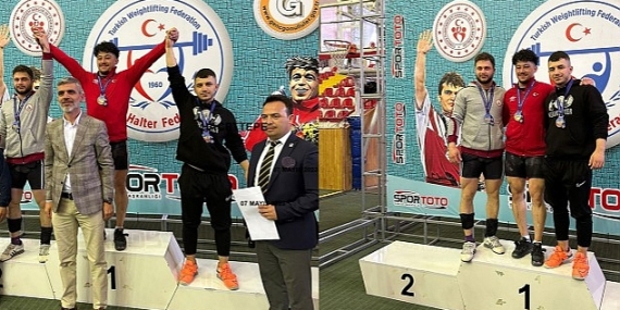 Haltercilerimiz Türkiye Şampiyonası'ndan Derecelerle Dönüyor