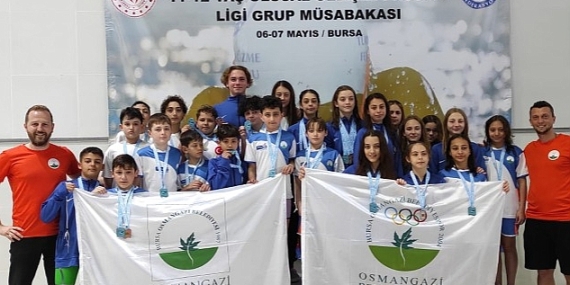 Osmangazili kulaçlar Bursa'ya damga vurdu