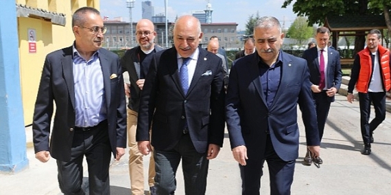 TFF Başkanı Mehmet Büyükekşi, Ankara Kulüplerini Ziyaret Etti