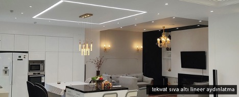 Yüzey Linner Armatürler İle Aydınlatma İçin Çekici Fikirler