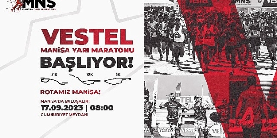 2. Uluslararası Vestel Manisa Yarı Maratonu için geri sayım başladı