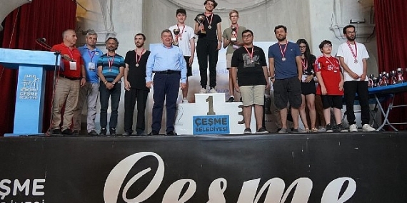 9. Çeşme Uluslararası Açık Satranç Turnuvası'nda coşkulu final