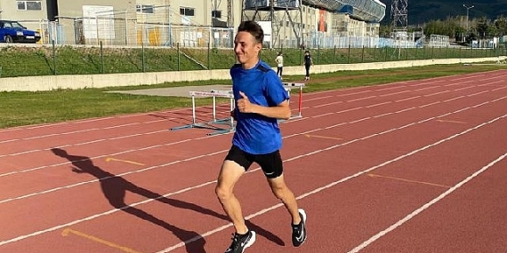 Nevşehir Belediyesi Gençlik ve Spor Kulübü Atletizm Takımı sporcularından Gökgöz milli takım kampında