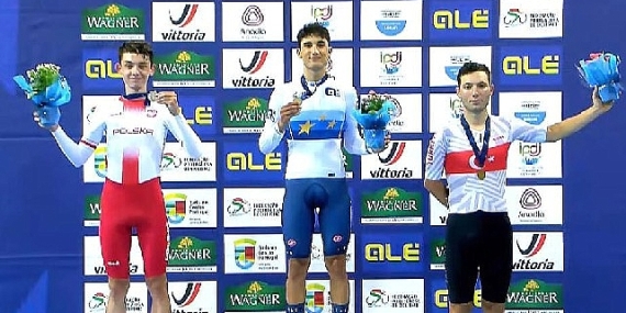 Büyükşehir Belediyesporlu Bisikletçi Avrupa Pist Şampiyonası'nda 2 Madalya Birden Kazandı