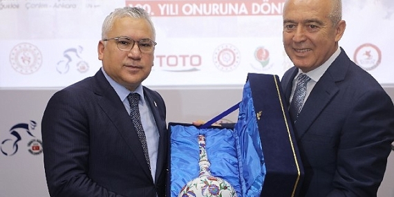 Cumhuriyetin 100.Yılında Sivas'tan Ankara'ya Uluslararası Bisiklet Turu Basın Lansmanı Yapıldı-25 Temmuz 2023