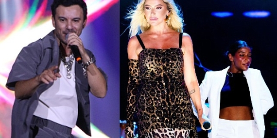 İstanbul Festivali Buray ve Hadise'nin Sahne Şovuyla Işıl Işıl